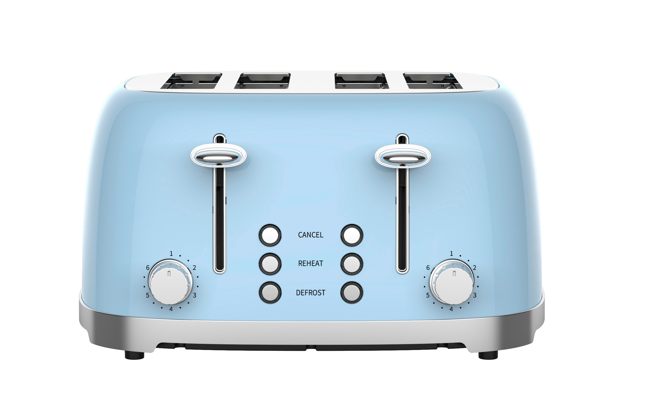lofra-italb46e-1-grille-pain-4-tranches-bleu-clair-6-niveaux image 2