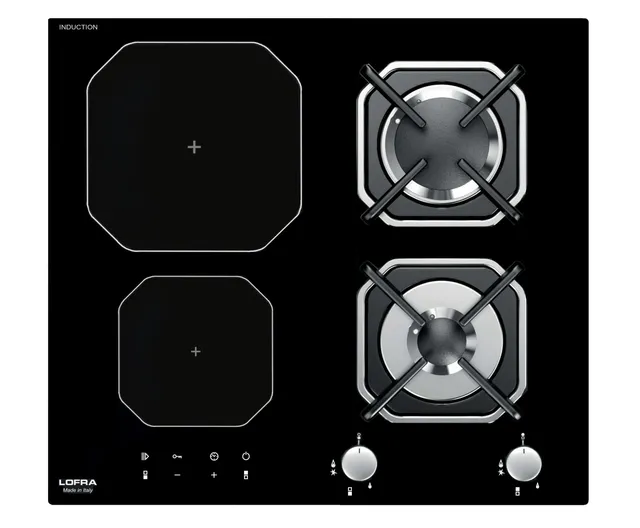 lofra-hgn622i-plaque-mixte-gaz-induction-60-cm image 1