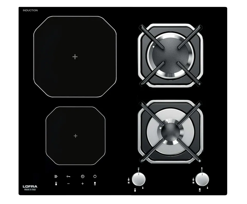 lofra-hgn622i-plaque-mixte-gaz-induction-60-cm image 1