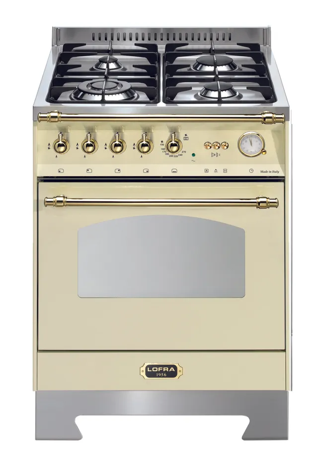 lofra-dolcevita-rbi66gvgt-ci-cuisini-re-60-cm-ivoire-laiton image 1