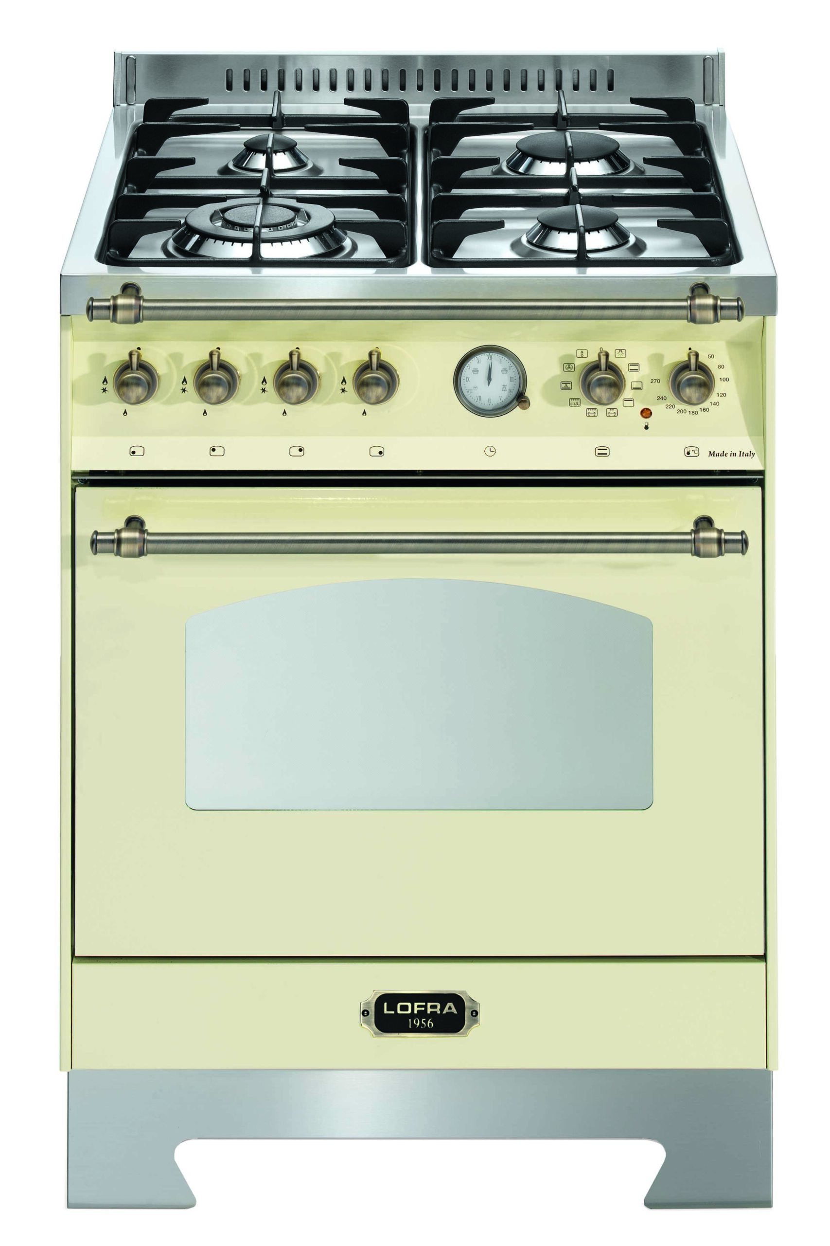 lofra-dolcevita-rbi66mft-c-cuisini-re-ivoire-bronze-4-feux-60-cm image 1