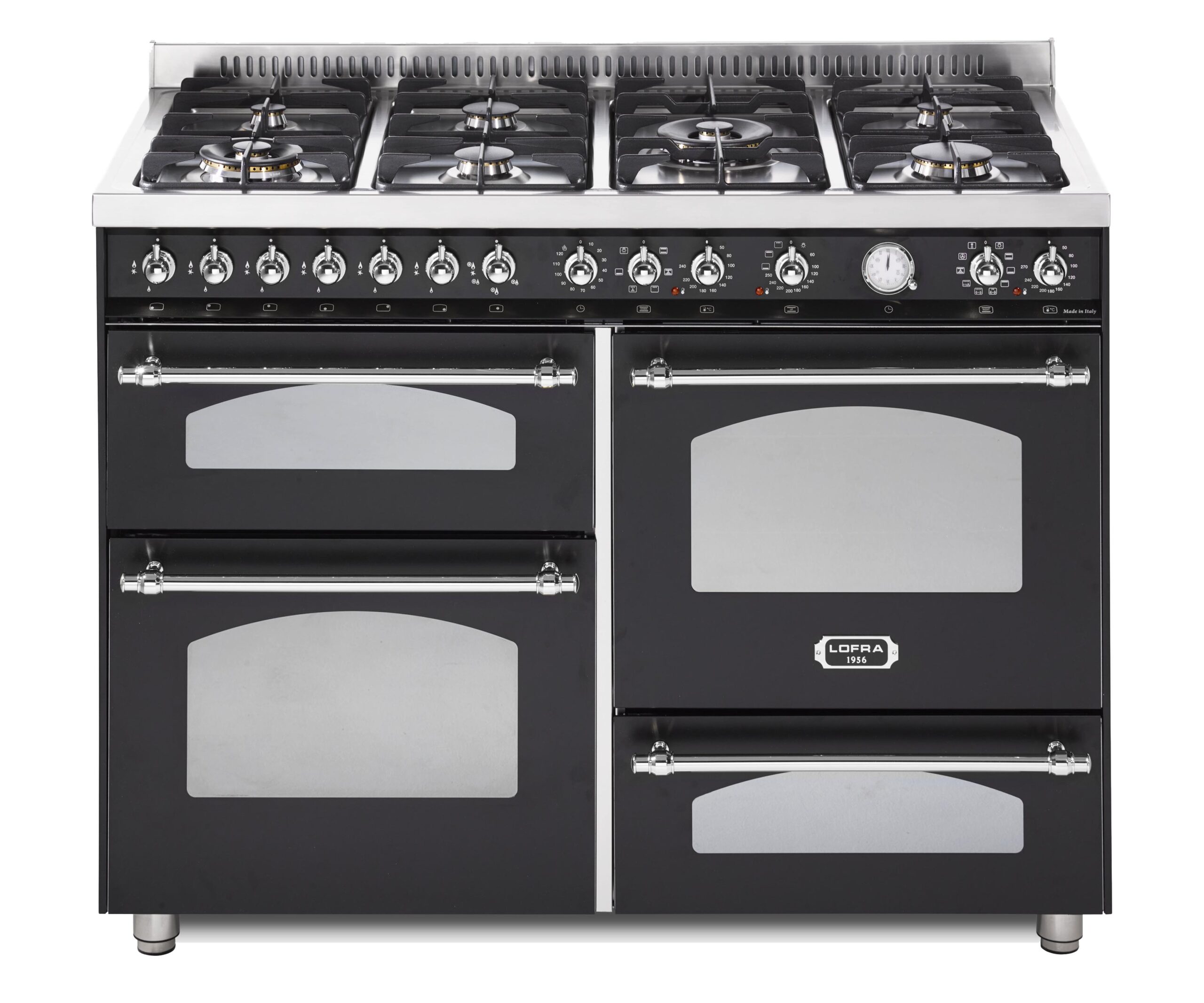 lofra-dolcevita-rnm126smfet-cuisini-re-120-noir-mat-chrome image 1