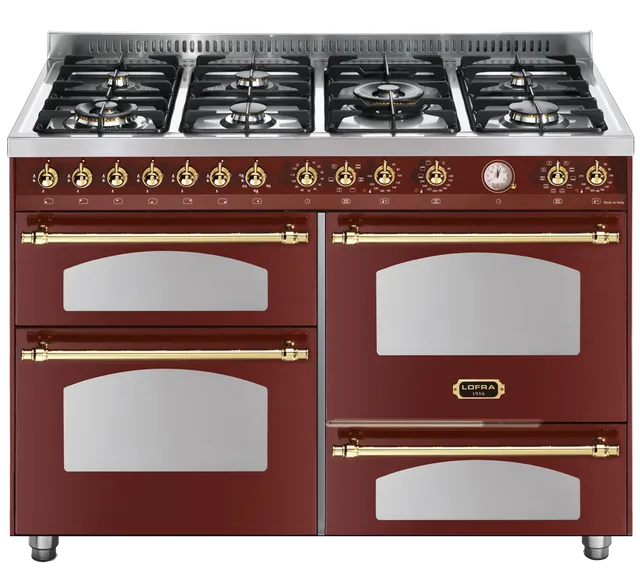lofra-dolcevita-rr126smfet-mft-2aeo-cuisini-re-120-cm-rouge image 1
