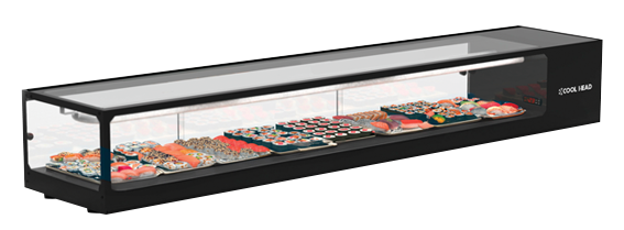 cool-head-display-rs-80sq-vitrine-sushi-noir-2-temp-ratures image 1