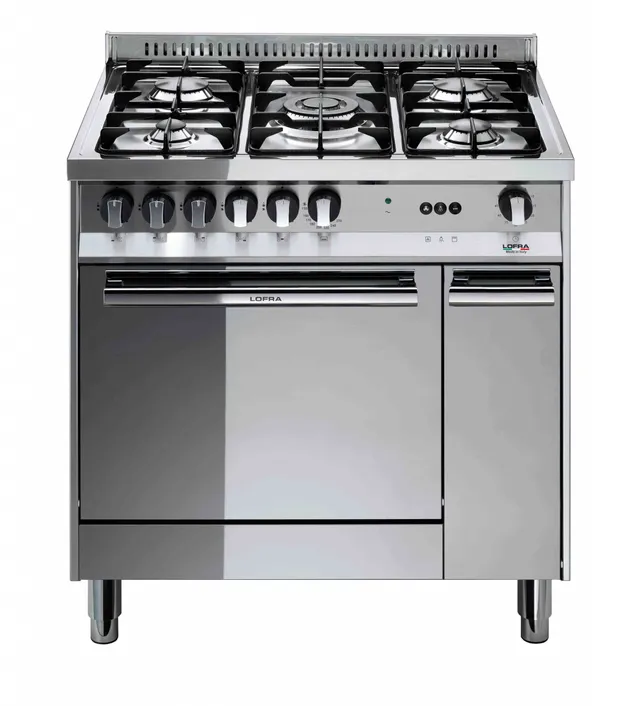 lofra-maxima-mt86gv-c-cuisini-re-inox-gaz-4-feux-four-72l image 1