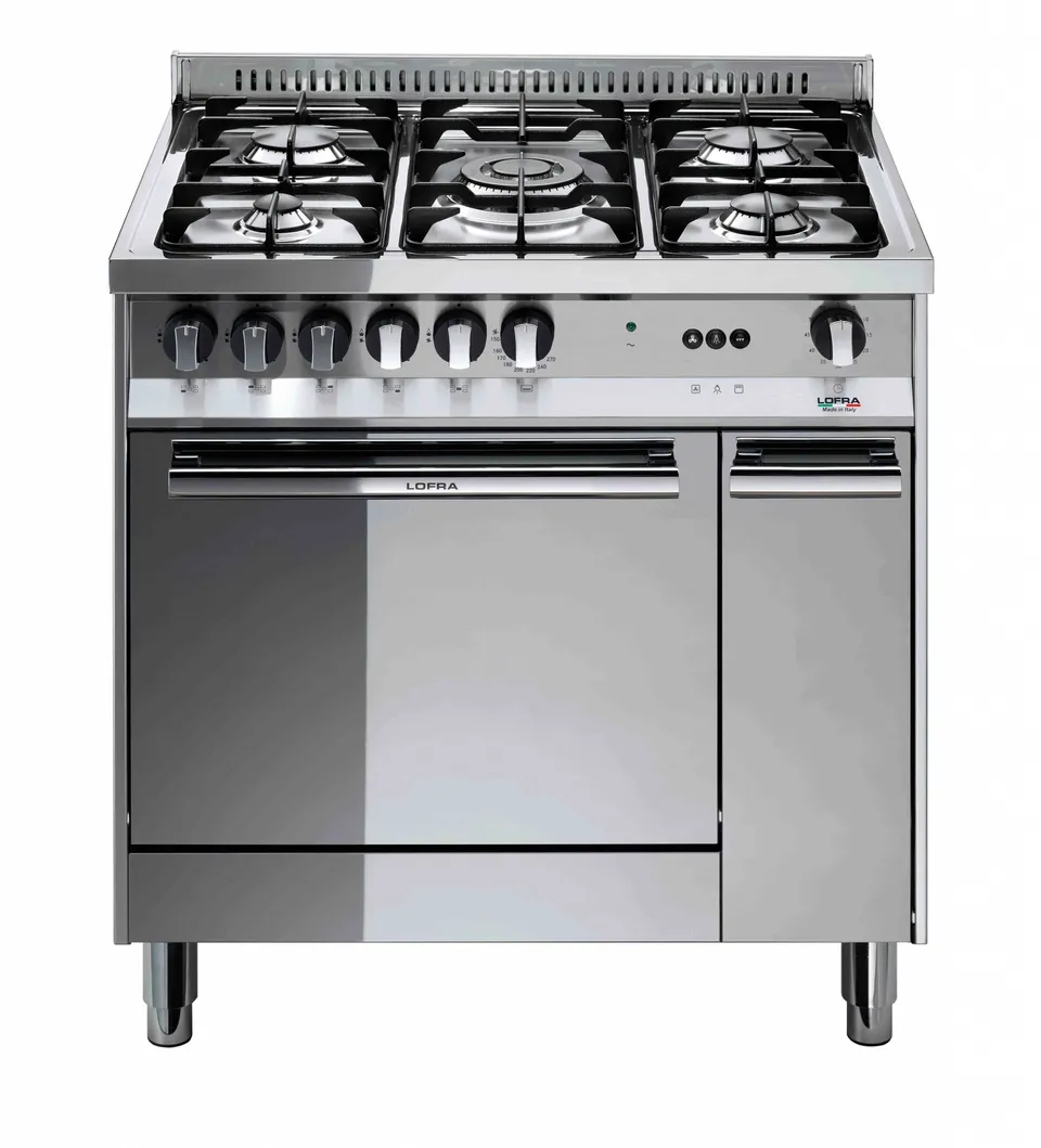 lofra-maxima-mt86gv-c-cuisini-re-inox-gaz-4-feux-four-72l image 1