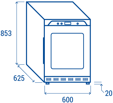 cool-head-abs-qrg-200b-armoire-vitr-e-noir-200-l image 8