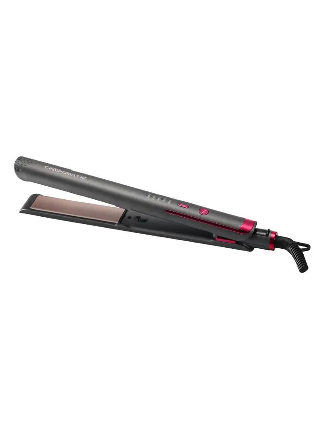 campomatic-hs23i-lisseur-c-ramique-ionique-noir-rose-50w image 1