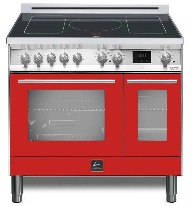 lofra-curva-inox-prfd96mfte-5i-cuisini-re-rouge-90-cm-induction image 1