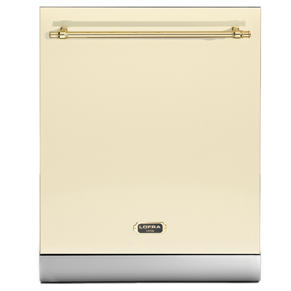 lofra-dolcevita-kit-porte-lave-vaisselle-ivoire-60-cm-inox image 1