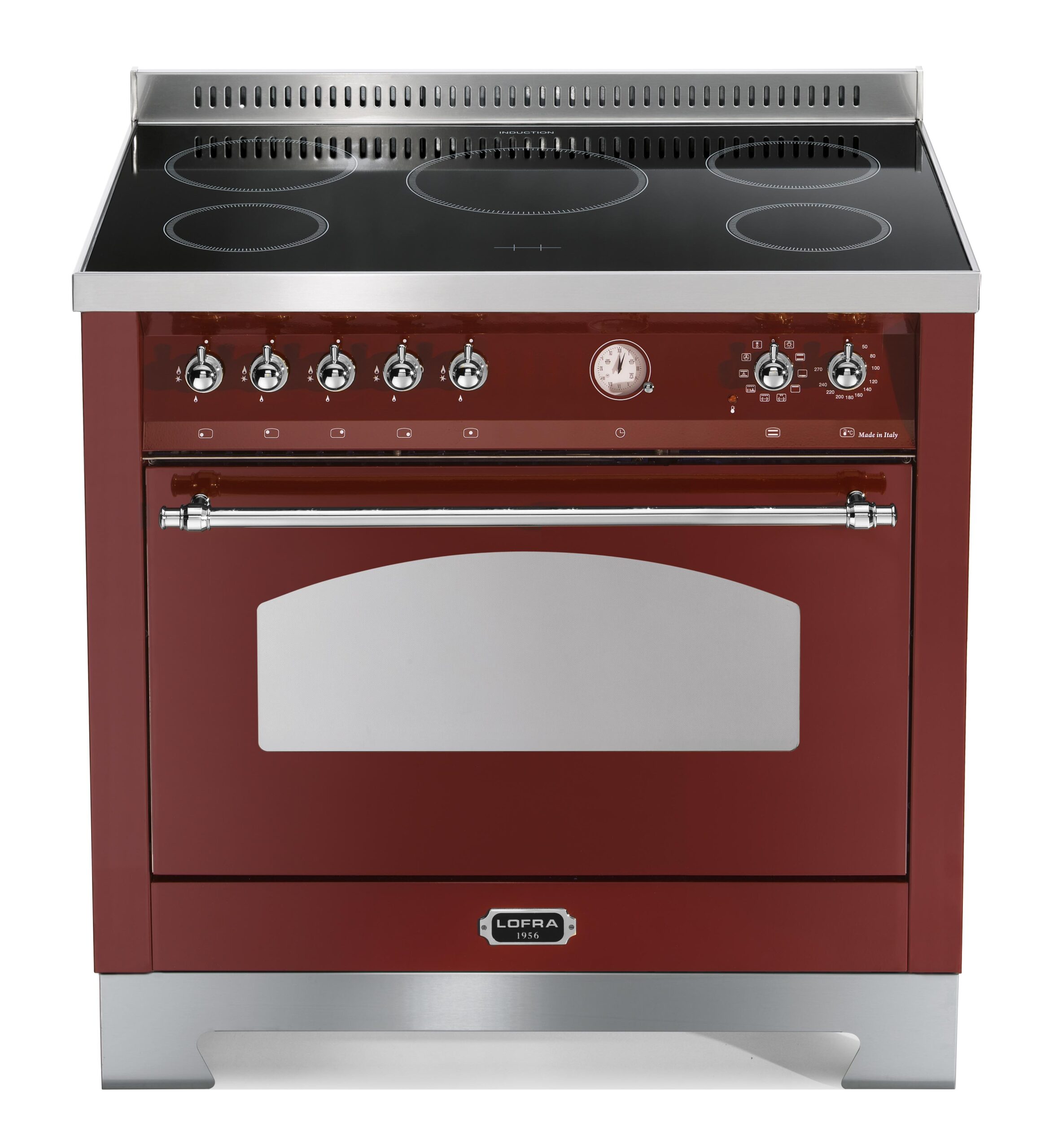 lofra-dolcevita-rrg96mft-5i-cuisini-re-induction-rouge image 1