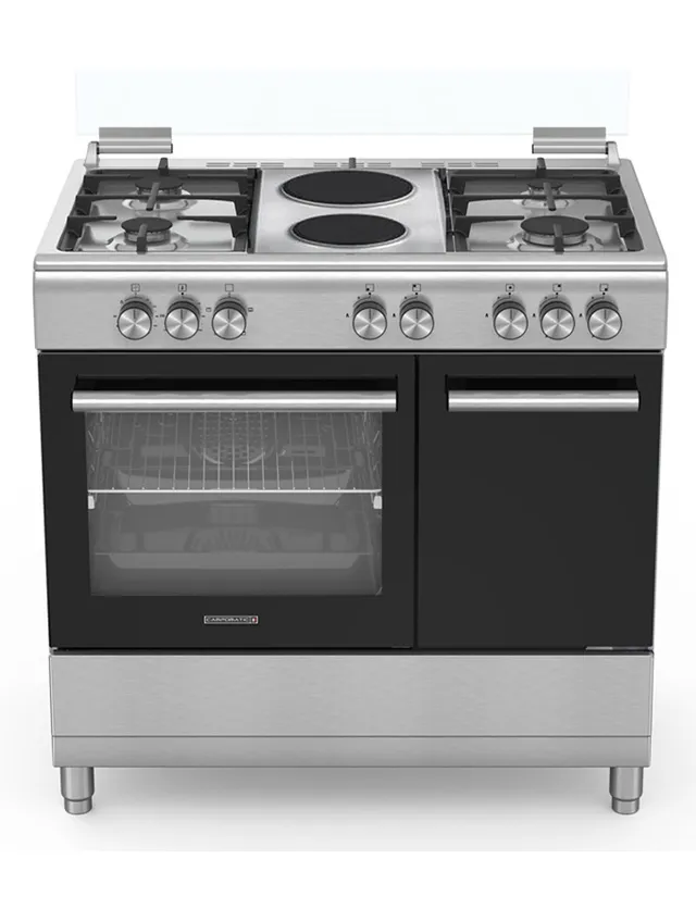 campomatic-cookers-cb942x-cuisini-re-gaz-90-cm-inox-5-feux image 1