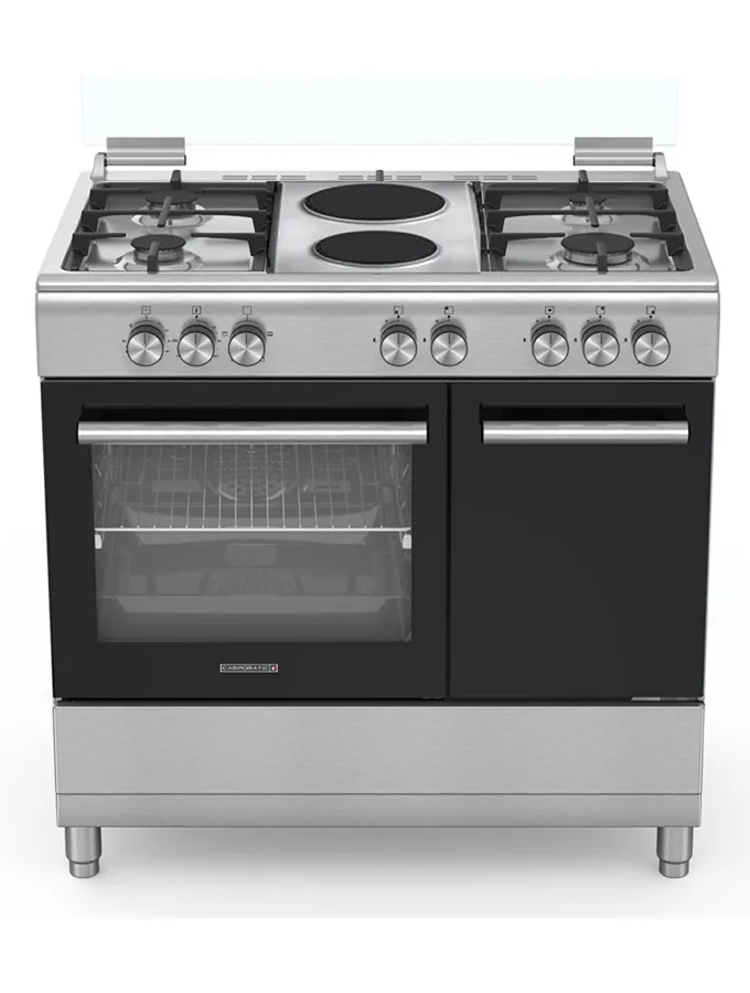 campomatic-cookers-cb942x-cuisini-re-gaz-90-cm-inox-5-feux image 1