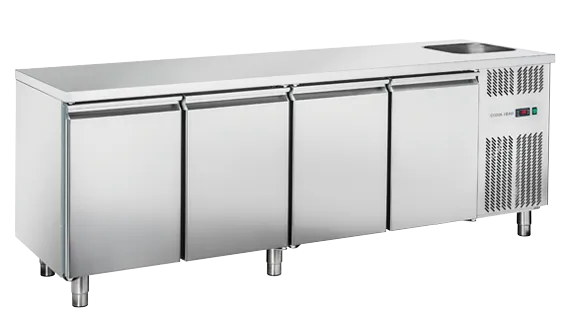 cool-head-inox-rc-4100lv-table-r-frig-r-e-gn1-1-avec-lavabo image 1