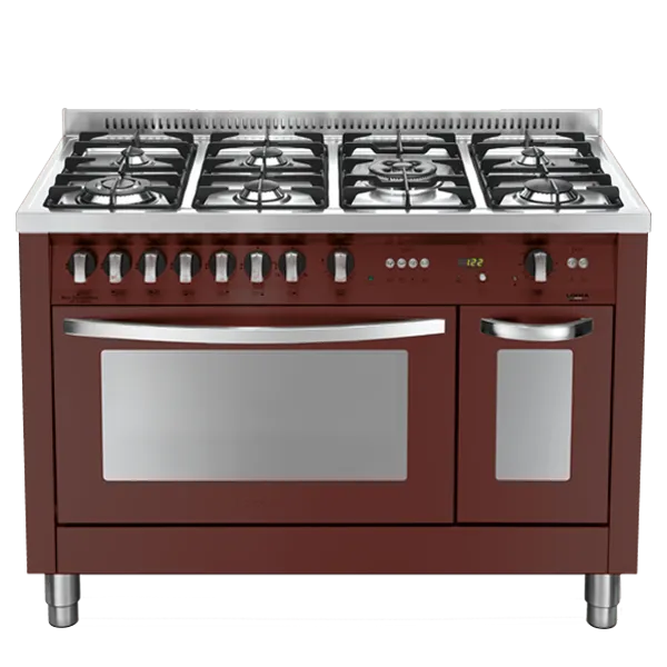 lofra-curva-prd126gv-e-2ci-cuisini-re-120cm-rouge-inox image 1
