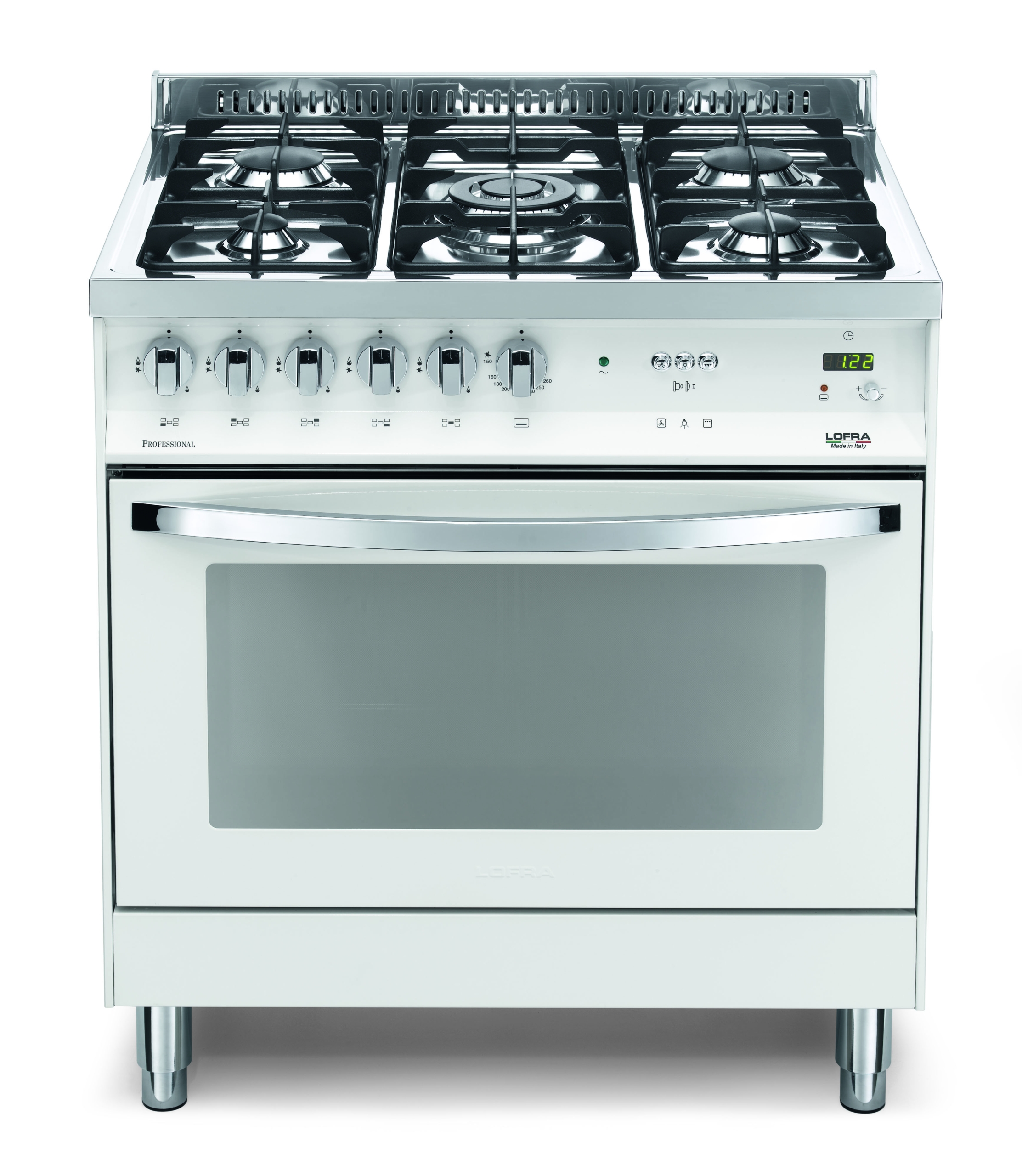 lofra-rainbow-pbpg86gvt-c-cuisini-re-gaz-blanc-perla-4-feux image 1