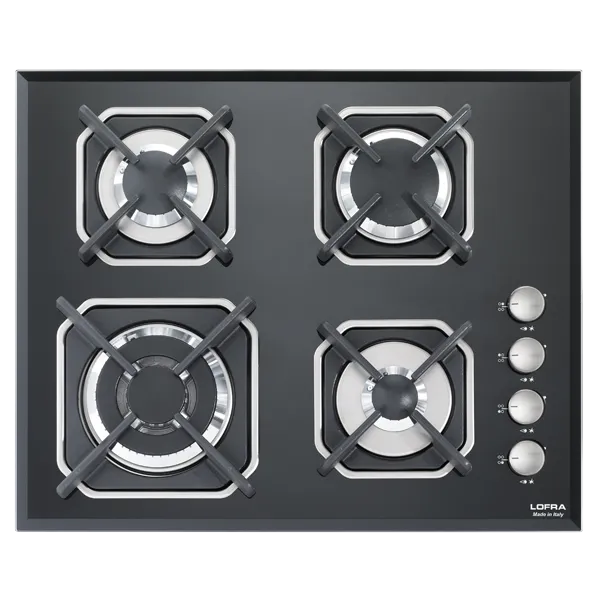 lofra-hgn6h0-table-de-cuisson-verre-noir-3-feux-gaz-60-cm image 1