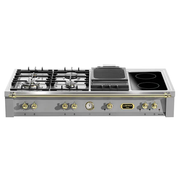 lofra-dolcevita-trs126-4bc-plan-gaz-bbq-vitroc-ramique-laiton image 1