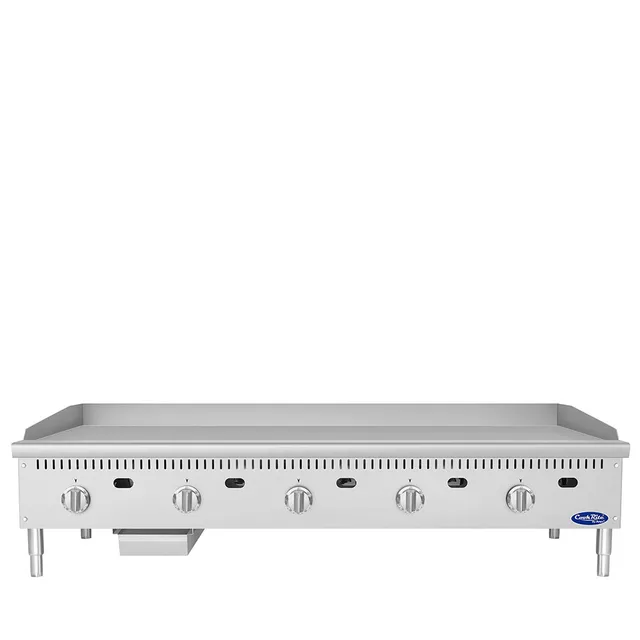 atosa-atg-6024-s-plancha-gaz-acier-poli-thermostat image 1