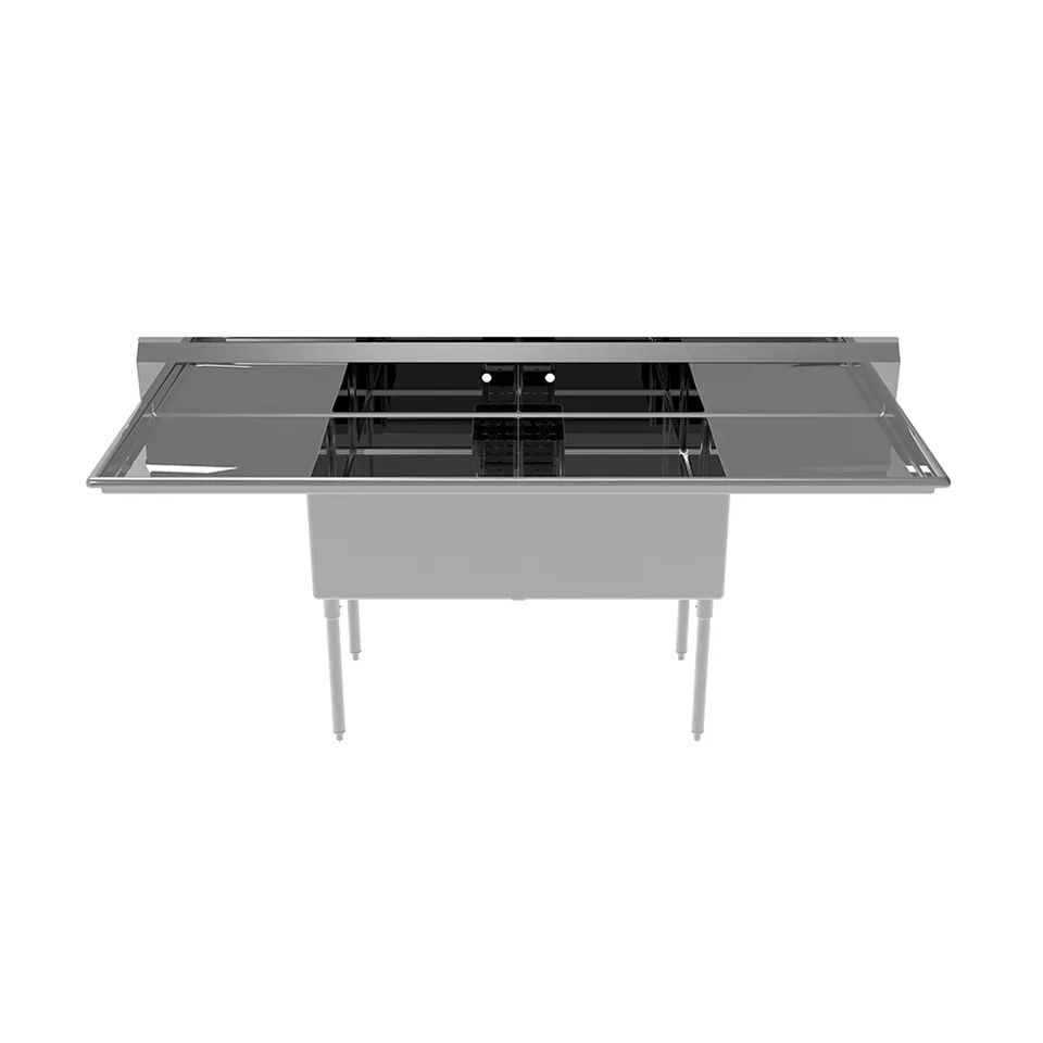 mixrite-ss2424f22d24-plonge-2-bacs-inox-24x24 image 1