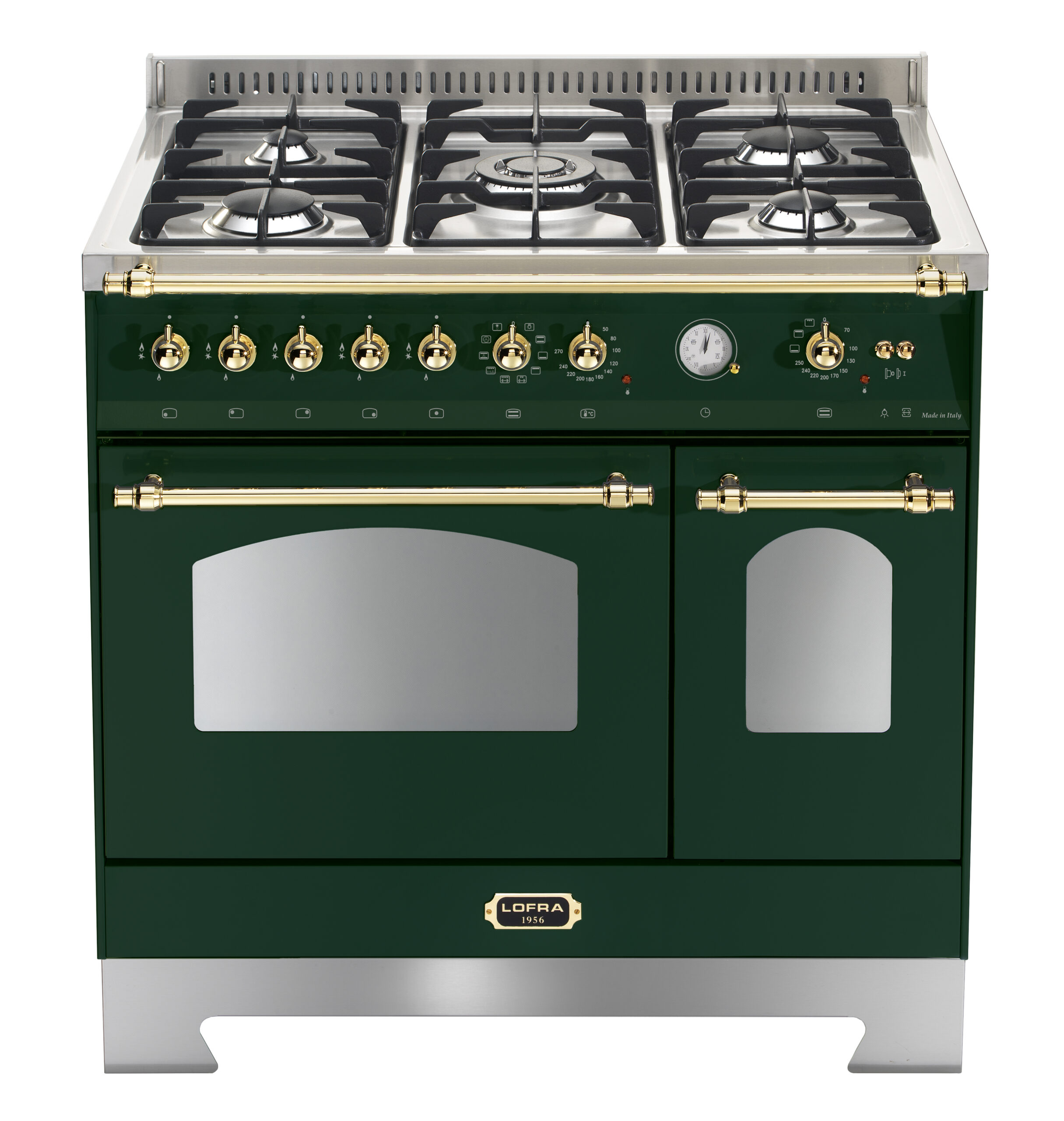 lofra-dolcevita-rvd96mfte-cuisini-re-gaz-90-cm-vert-laiton image 1