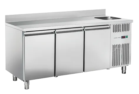 cool-head-inox-rc-3200lv-table-r-frig-r-e-avec-lavabo image 1