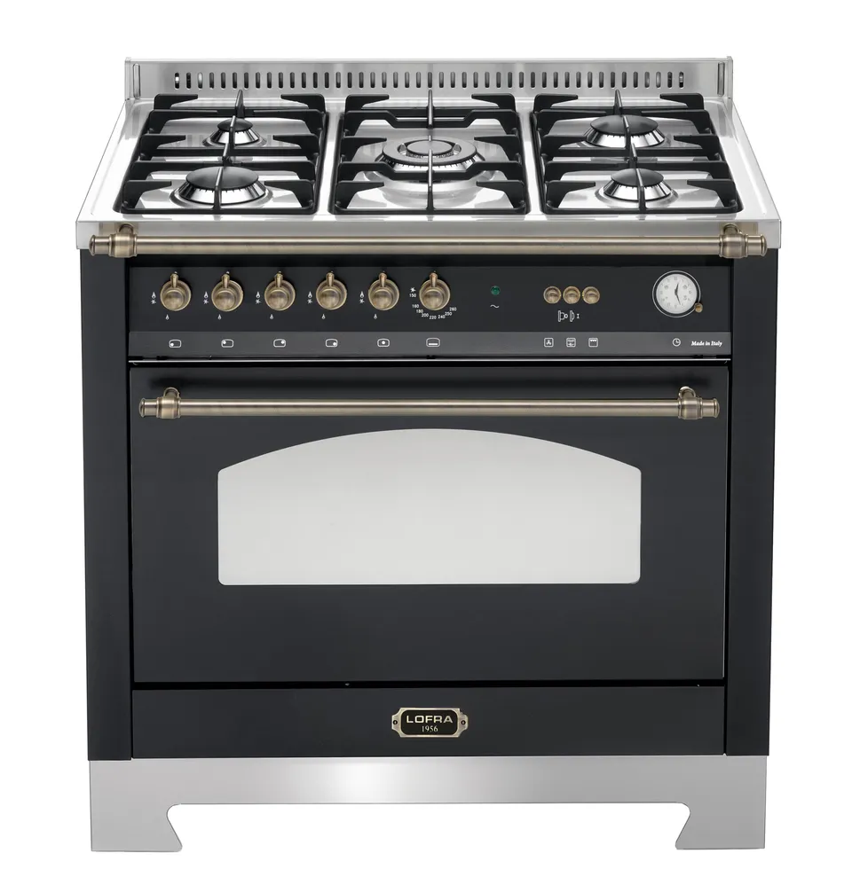 lofra-dolcevita-rnmg96gvgt-ci-cuisini-re-gaz-noir-bronze image 1