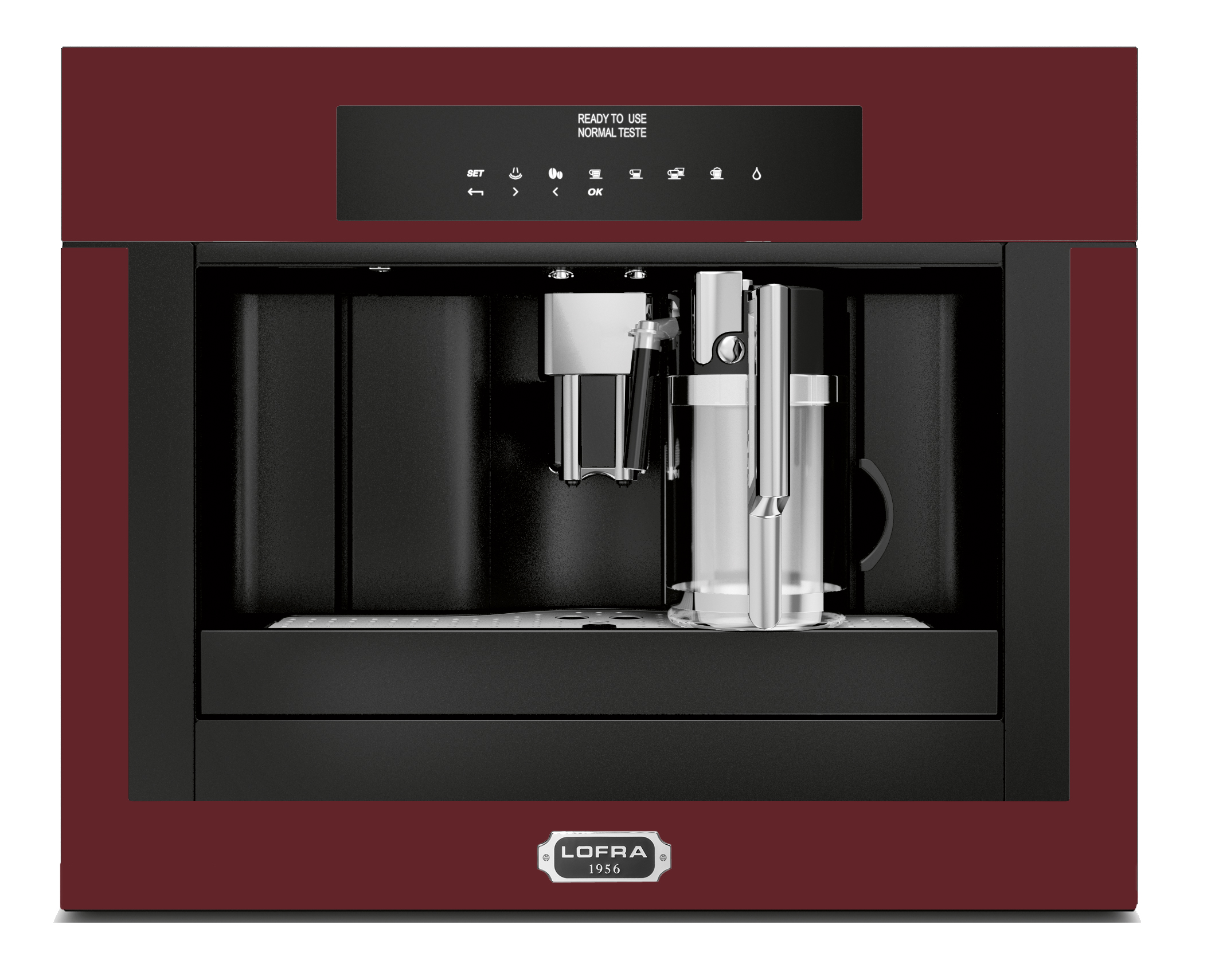 lofra-ybrr66t-machine-caf-encastrable-rouge-60x45 image 1