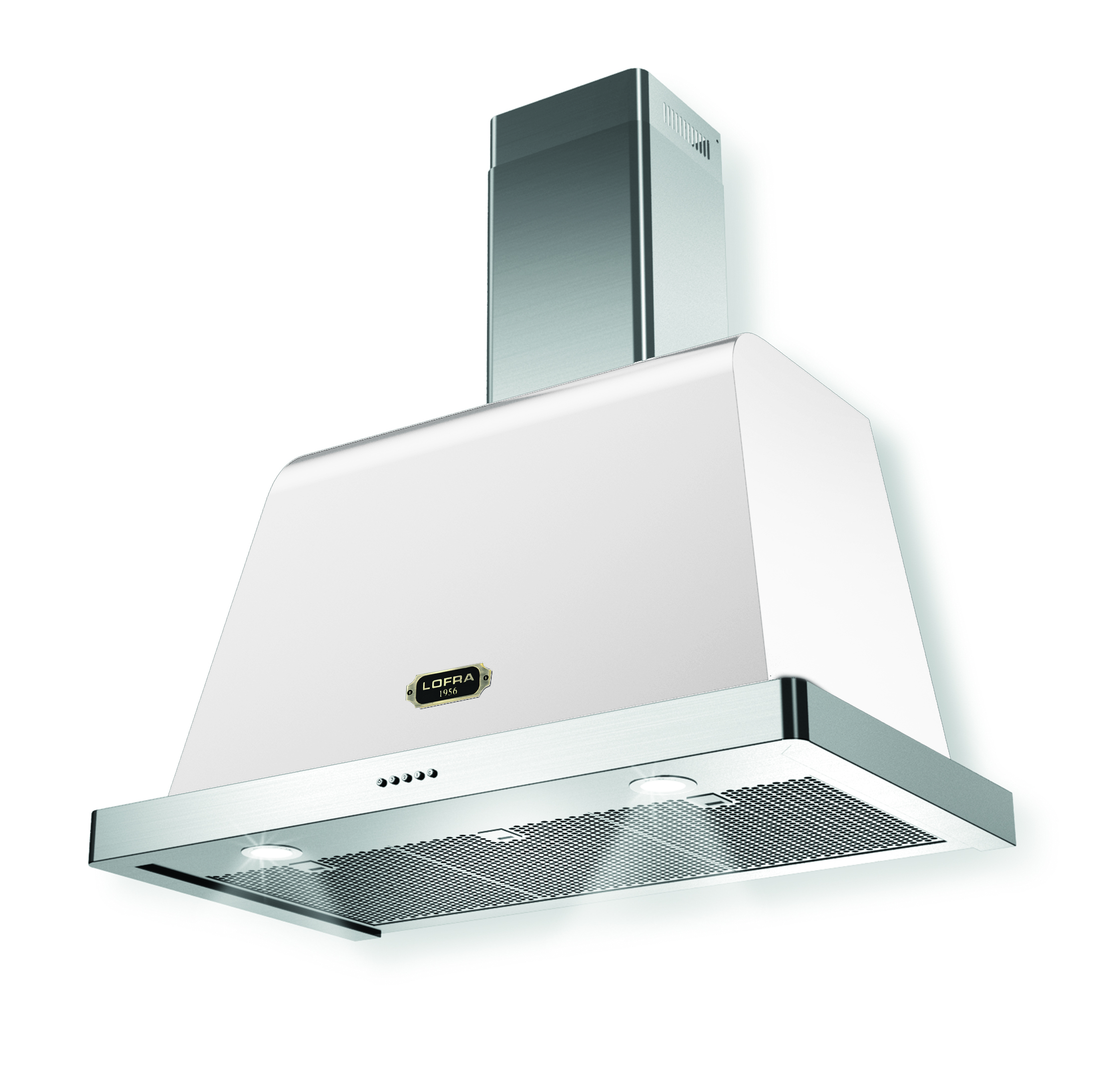 lofra-dolcevita-90-hotte-blanc-perle-bronze-800-m3-h image 1
