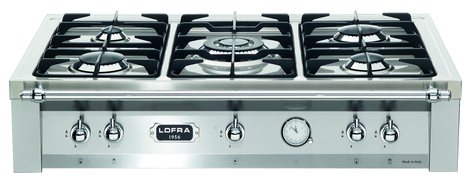 lofra-dolcevita-trs96-5-piano-cuisson-gaz-90-cm-chrome image 1