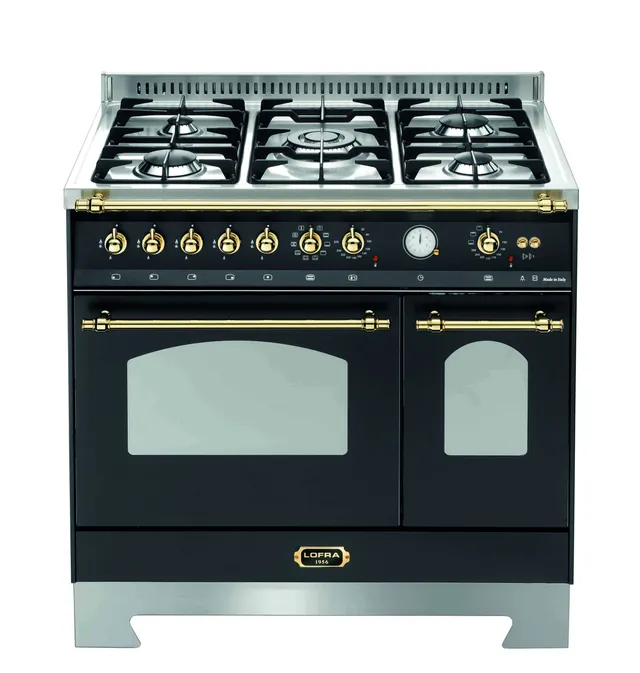 lofra-dolcevita-rnmd96gvgte-ci-cuisini-re-noir-mat-laiton image 1