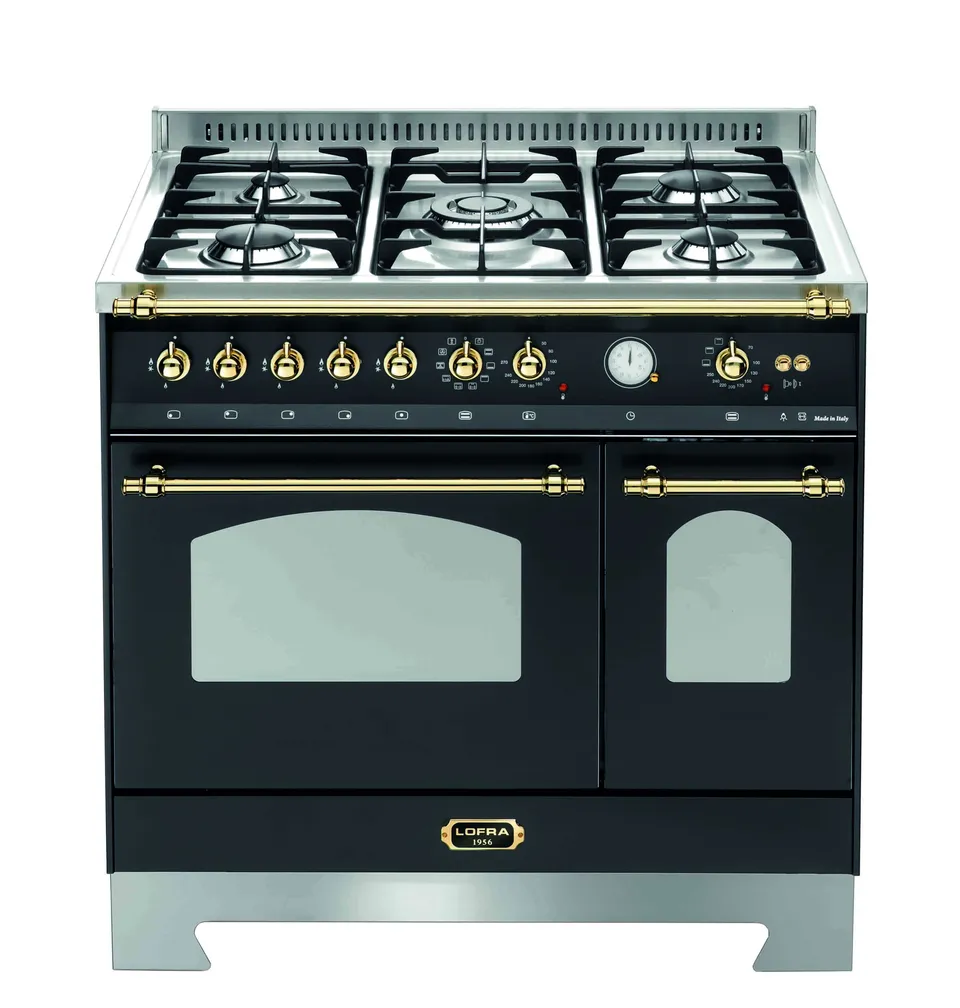 lofra-dolcevita-rnmd96gvgte-ci-cuisini-re-noir-mat-laiton image 1