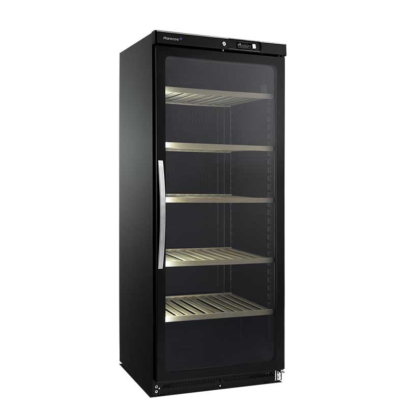 corequip-cv-600-pv-armoire-vin-219-bouteilles-porte-vitr-e image 1