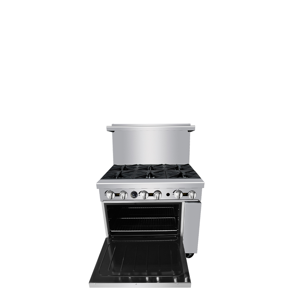 atosa-agr-6b-cuisini-re-gaz-6-br-leurs-four-inox-36-pouces image 2