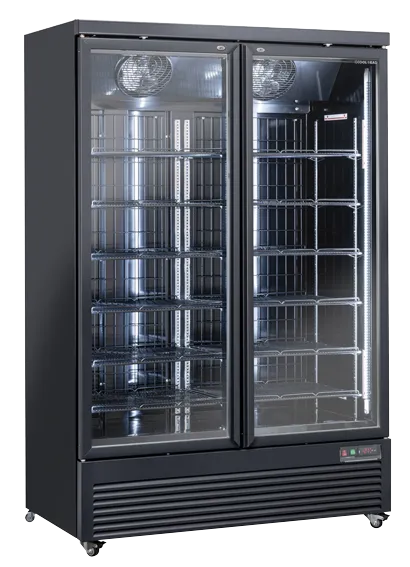 cool-head-freezer-rfg-1350b-cong-lateur-vitr-1080-l-noir image 1