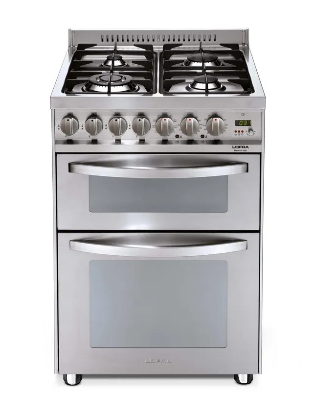 lofra-maxima-pud66mfe-ci-cuisini-re-60cm-inox-double-four image 1