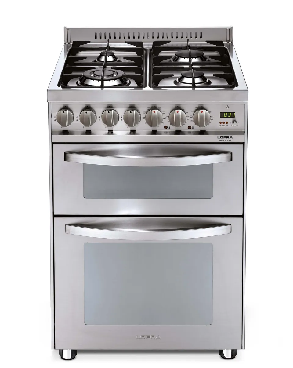 lofra-maxima-pud66mfe-ci-cuisini-re-60cm-inox-double-four image 1