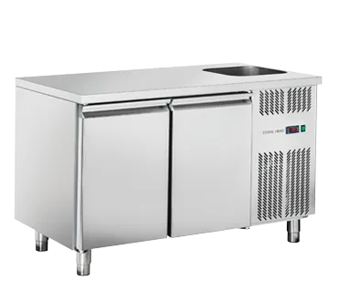 cool-head-inox-rc-2100lv-table-r-frig-r-e-gn1-1-avec-lavabo image 1