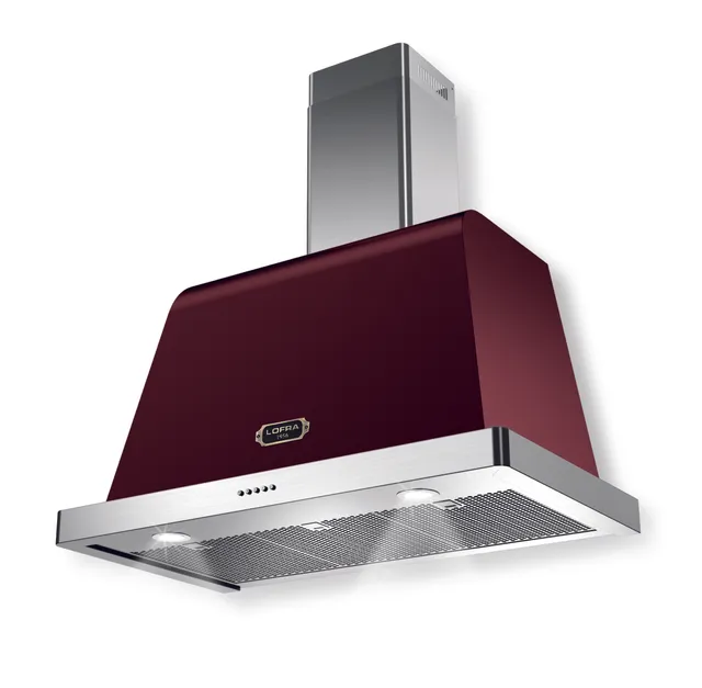 lofra-dolcevita-90-hotte-bordeaux-bronze-800-m3-h image 1