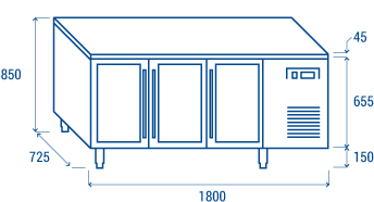 cool-head-europe-inox-qrg-3100-table-r-frig-r-e-gn1-1-vitr-e image 8