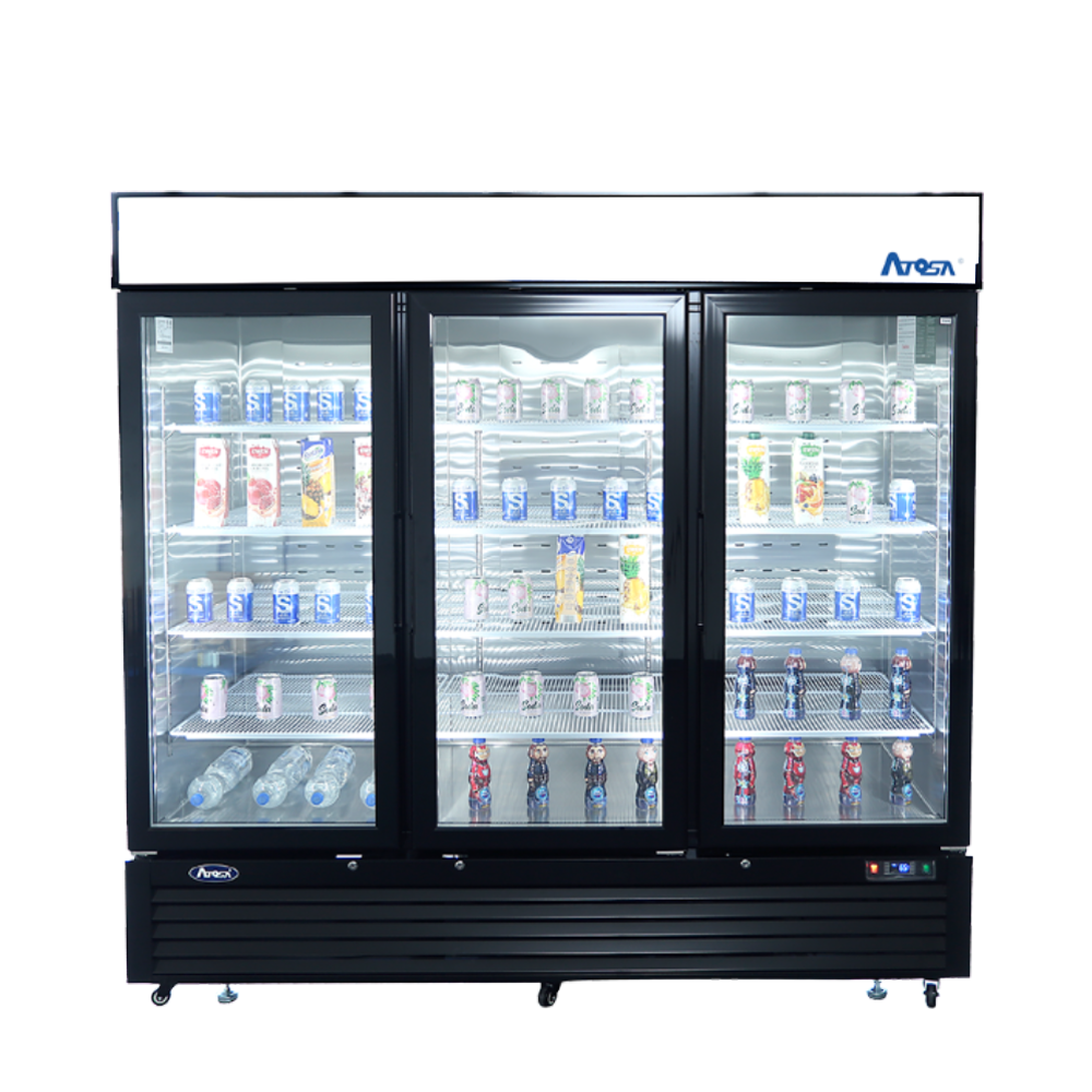 atosa-mcf8728gr-vitrine-cong-lateur-noir-3-portes-vitr-es image 1