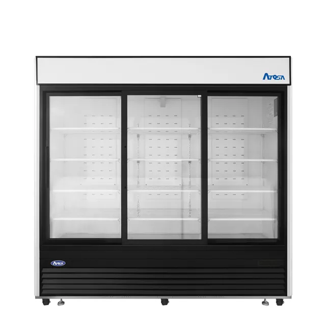 atosa-mcf8729gr-vitrine-r-frig-r-e-noire-2-portes-coulissantes image 1