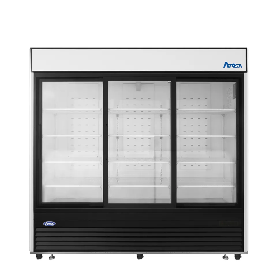 atosa-mcf8729gr-vitrine-r-frig-r-e-noire-2-portes-coulissantes image 1