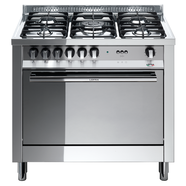 lofra-maxima-mg96gv-c-cuisini-re-gaz-inox-4-feux-four-gaz image 1
