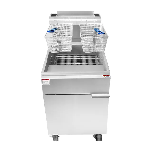 cookrite-atfs-75-friteuse-gaz-75-lb-inox-double-panier image 1