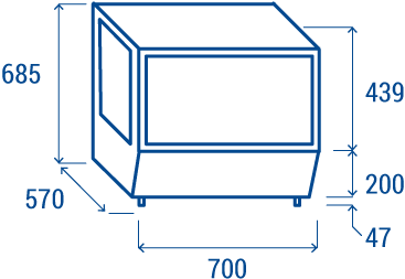cool-head-display-rc-120sq-vitrine-de-comptoir-120-l-verre-carr image 5