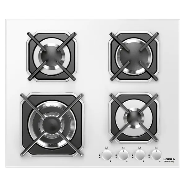 lofra-hgb6g0-plaque-gaz-verre-blanc-60-cm-3-feux image 1
