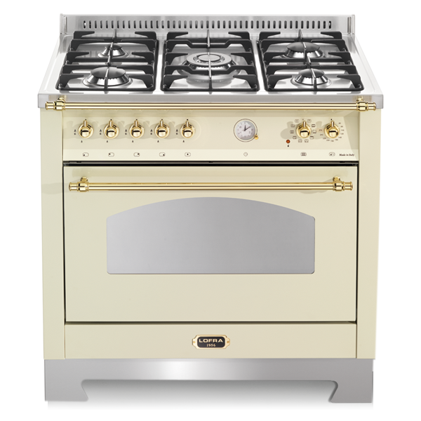 lofra-dolcevita-rbig96mft-c-cuisini-re-90-cm-inox-laiton image 1