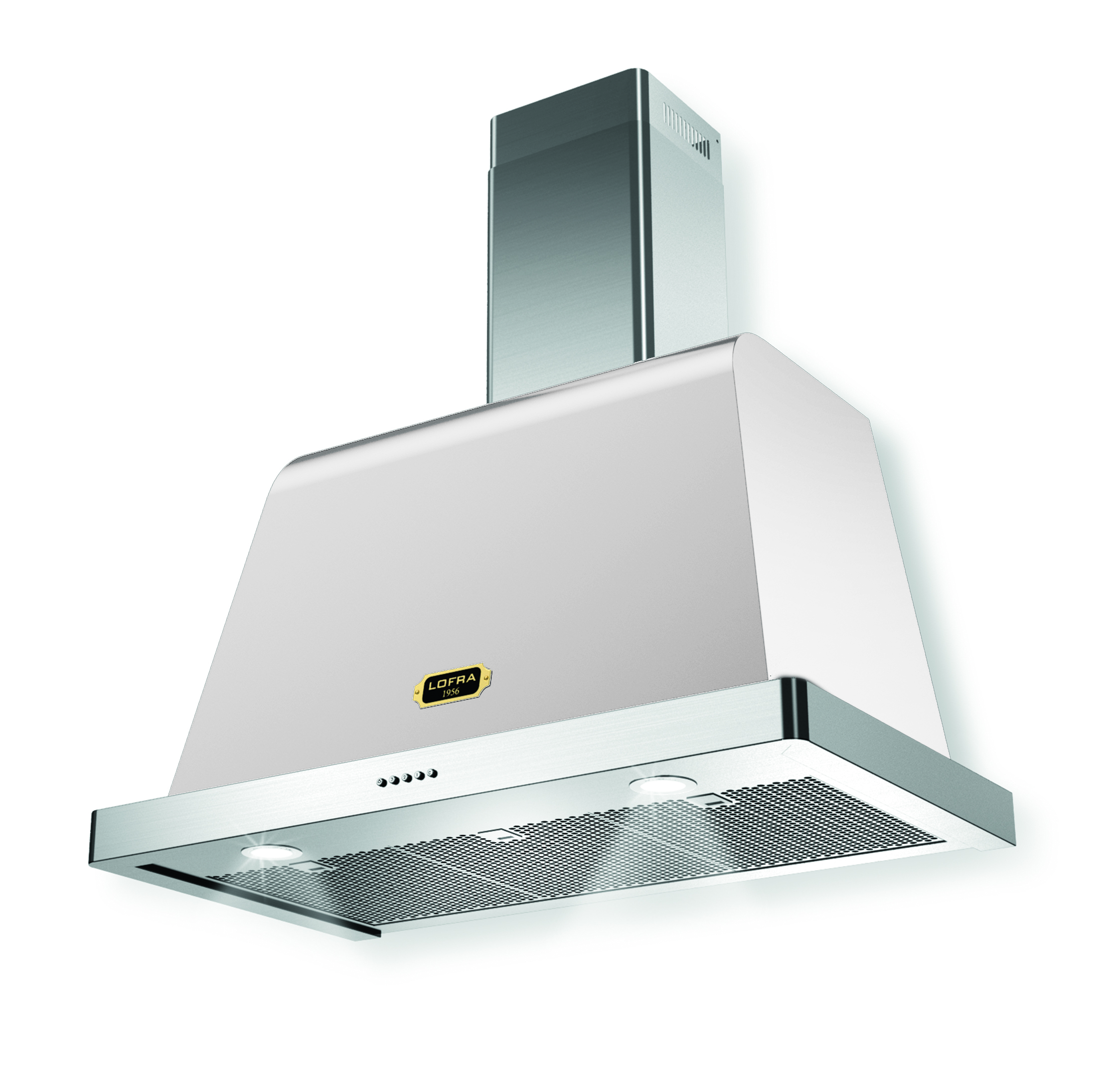lofra-dolcevita-hotte-90-cm-blanc-perle-laiton-800-m-h image 1