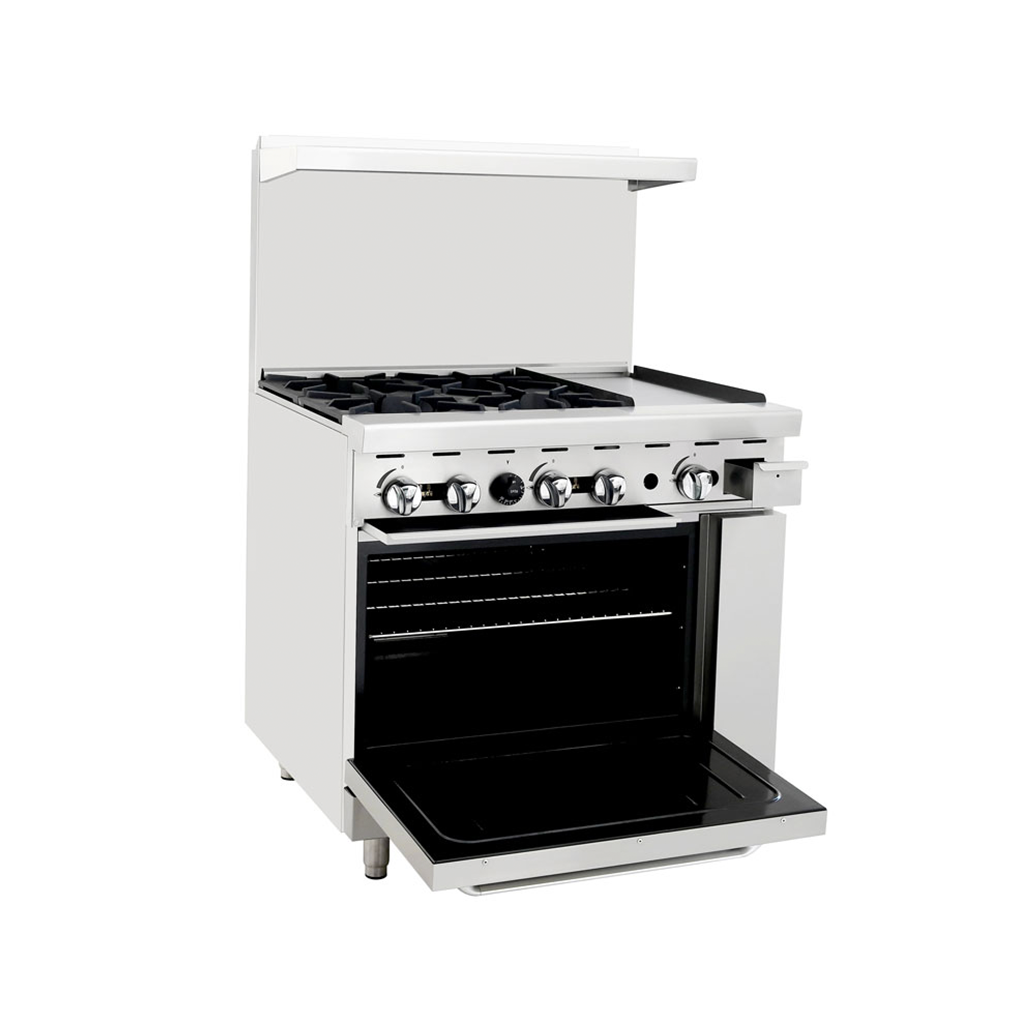 cookrite-agr-4b12gl-fourneau-gaz-4-br-leurs-plancha-36-inox image 2
